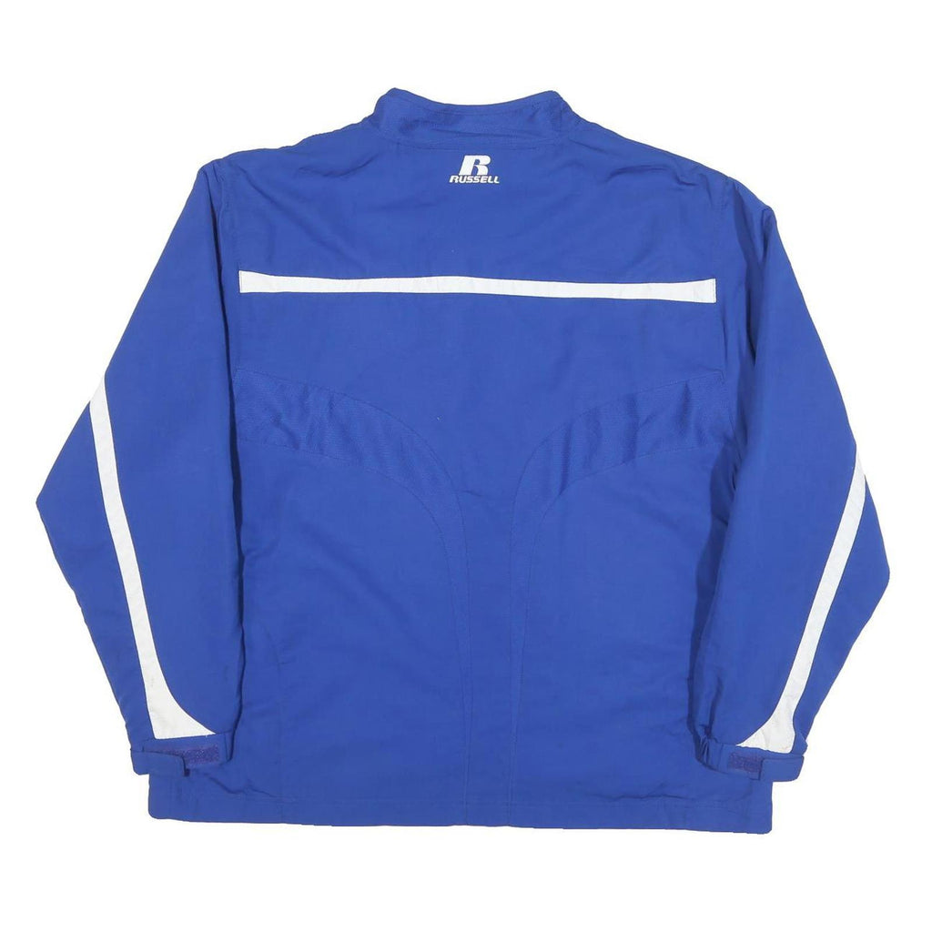 RUSSELL ATHLETIC Mens Blue L Athletic Jacket L Polyester Blend Louisiana Tech