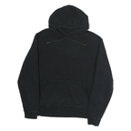 PUMA Mens Black Embossed Logo Pullover Hoodie L Cotton Casual Sportswear