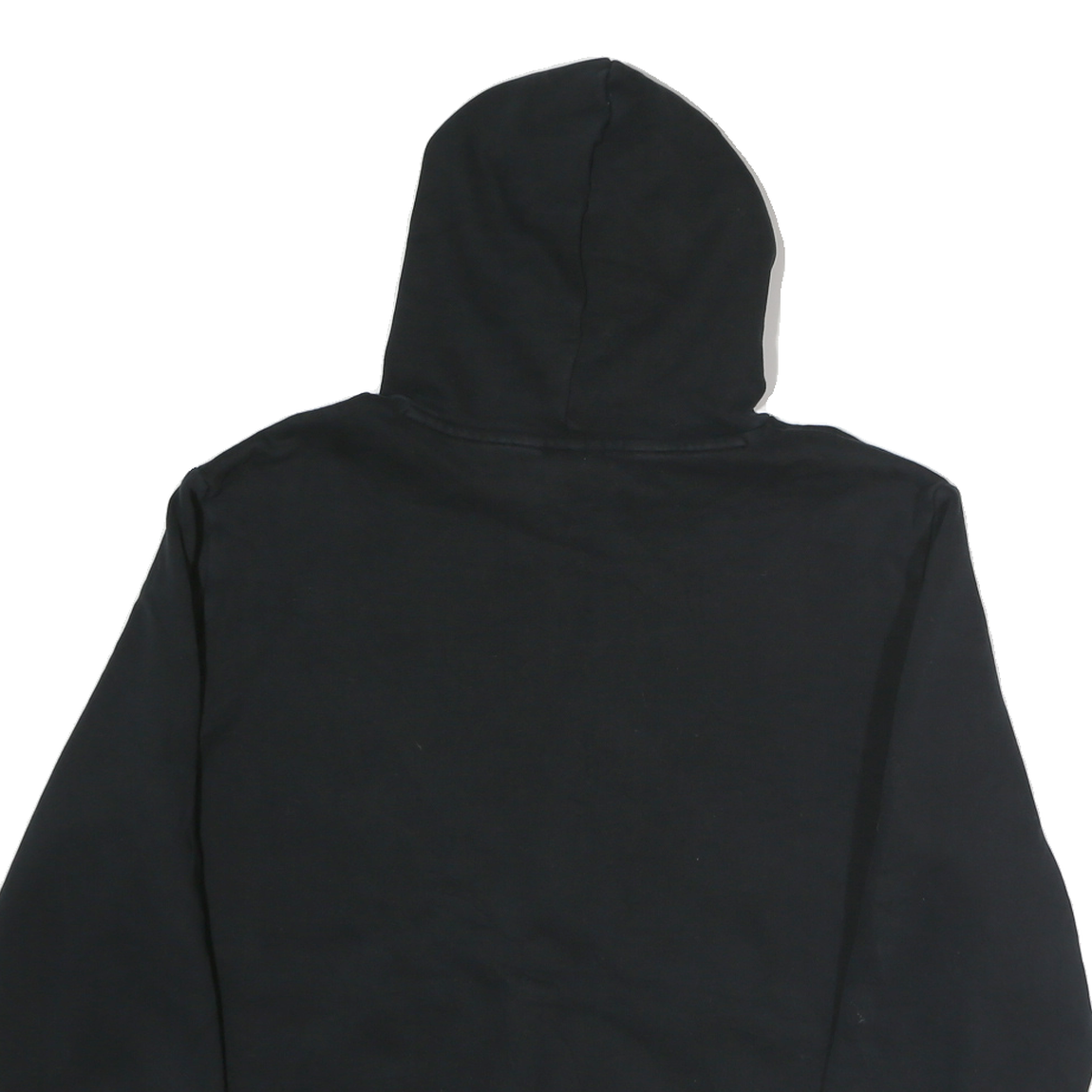 PUMA Mens Black Embossed Logo Pullover Hoodie L Cotton Casual Sportswear