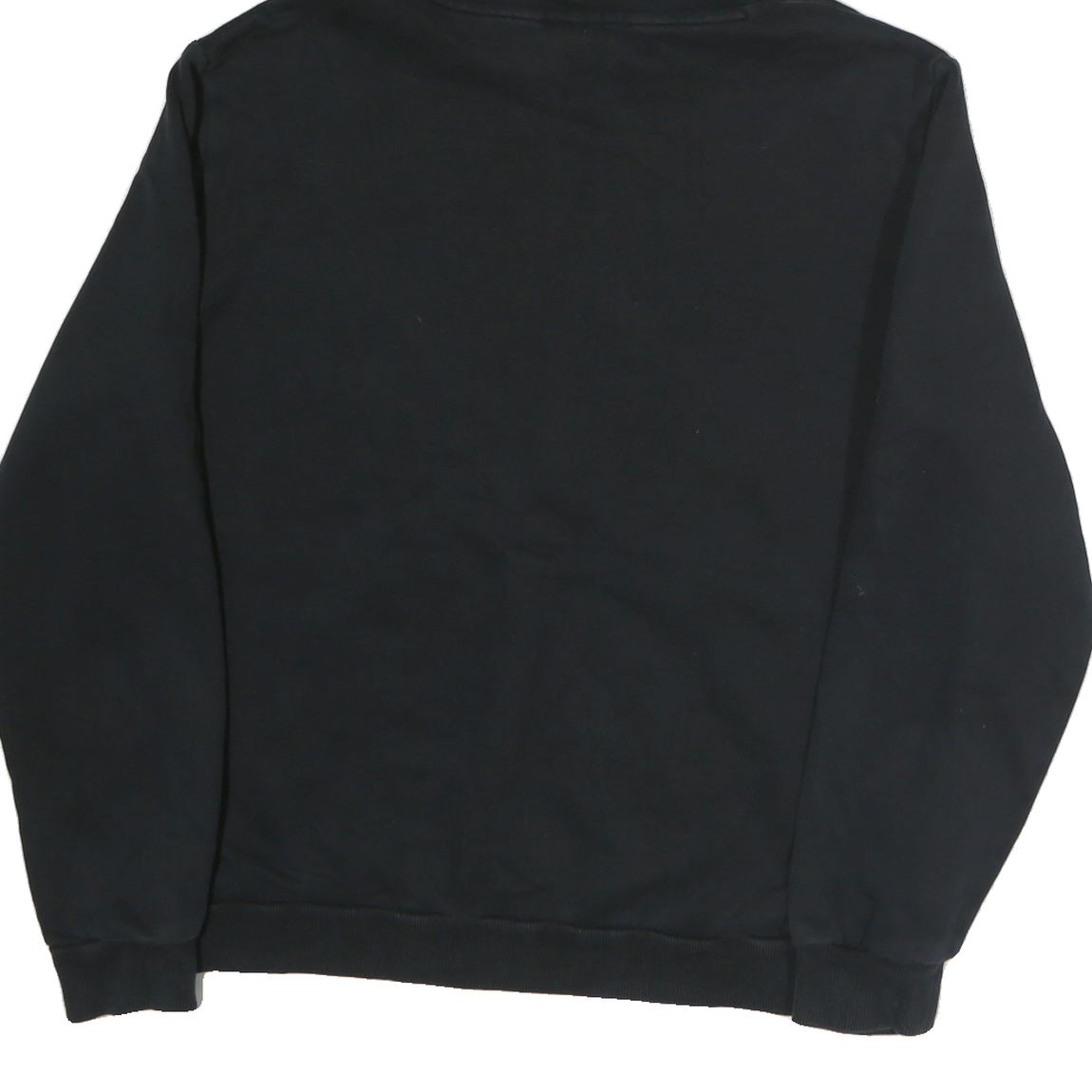 PUMA Mens Black Embossed Logo Pullover Hoodie L Cotton Casual Sportswear