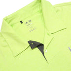 ADIDAS Mens Green Polo Shirt XL Polyester Blend Short Sleeve Basic Pocket