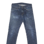 CARHARTT Mens Regular Fit Blue Denim Jeans W32 L31 Zip Pockets Casual Workwear