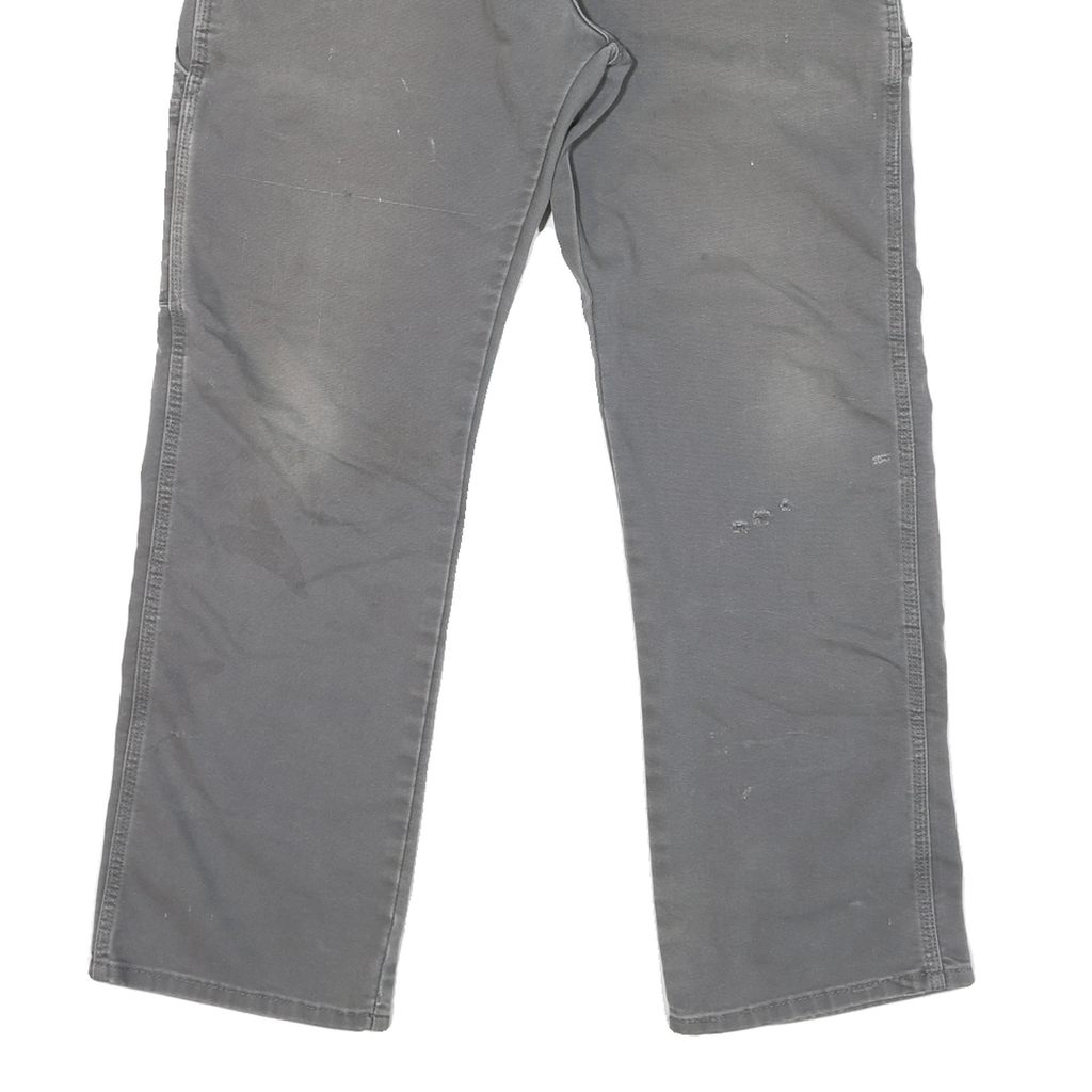 DICKIES Mens Jeans Grey Relaxed Straight Denim Medium W32 L28 Workwear Durable