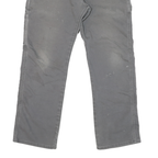 DICKIES Mens Jeans Grey Relaxed Straight Denim Medium W32 L28 Workwear Durable