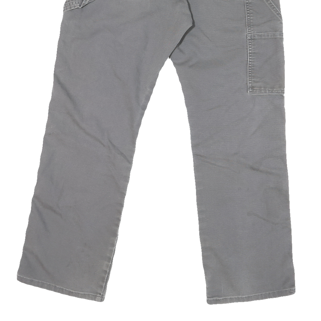 DICKIES Mens Jeans Grey Relaxed Straight Denim Medium W32 L28 Workwear Durable