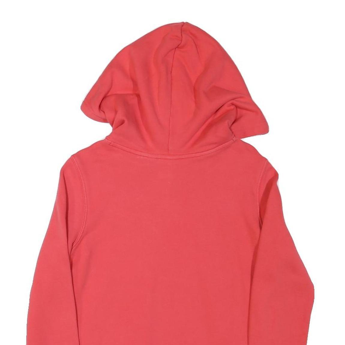 ADIDAS Womens Coral Hoodie UK 6 Cotton Blend Pullover Casual Sweatshirt
