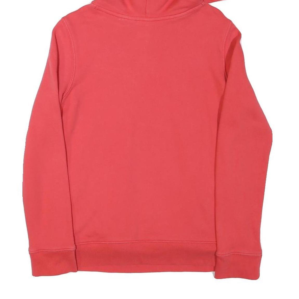 ADIDAS Womens Coral Hoodie UK 6 Cotton Blend Pullover Casual Sweatshirt