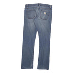 CARHARTT Mens Jeans Blue Slim Straight Denim Medium W28 L28 Classic Zip Pockets