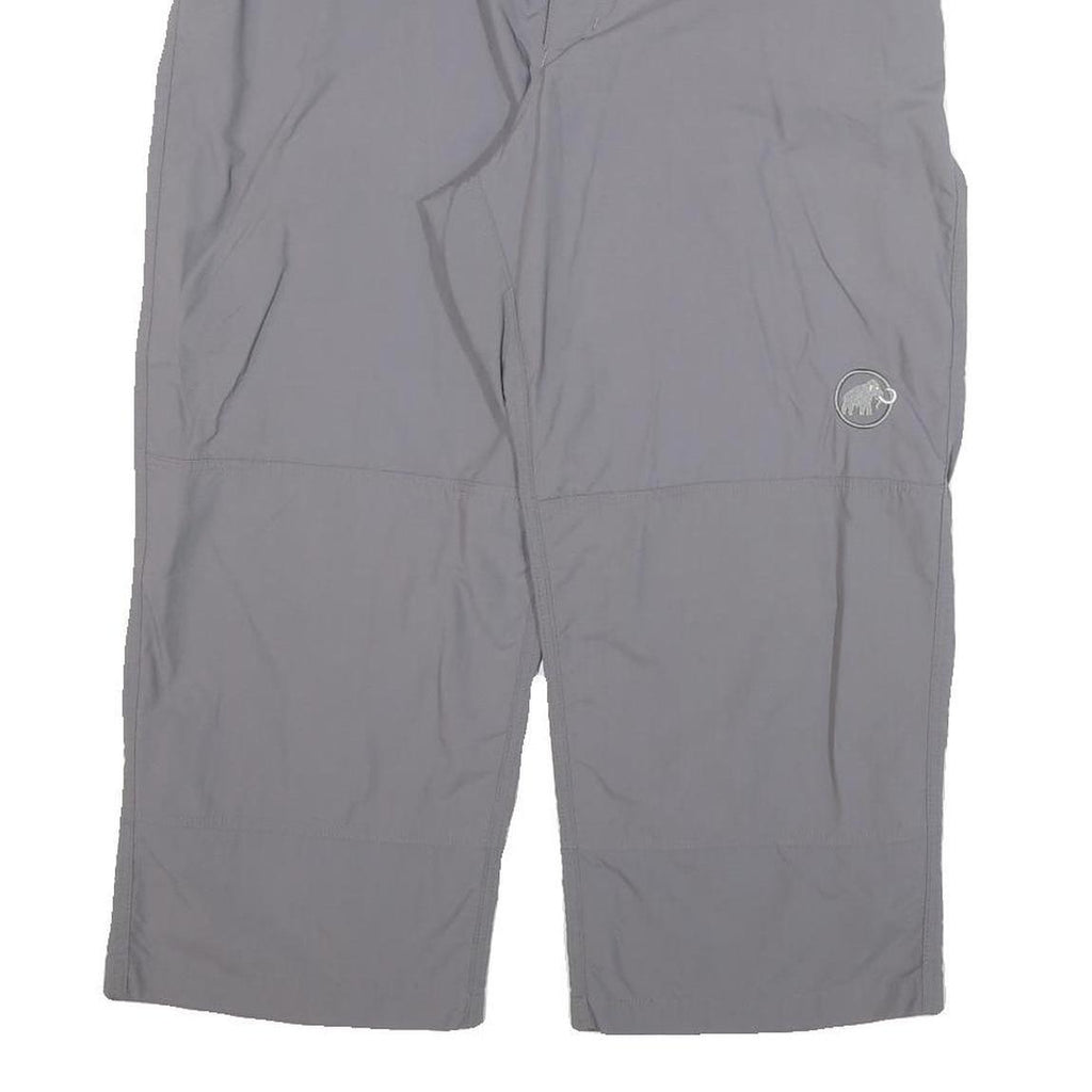 MAMMUT Mens Grey Polyester Blend Relaxed Straight Trousers W28 L22 Outdoor