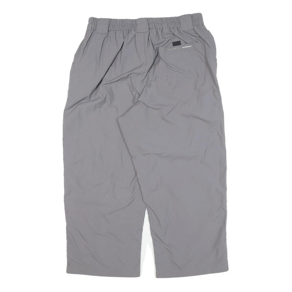 MAMMUT Mens Grey Polyester Blend Relaxed Straight Trousers W28 L22 Outdoor