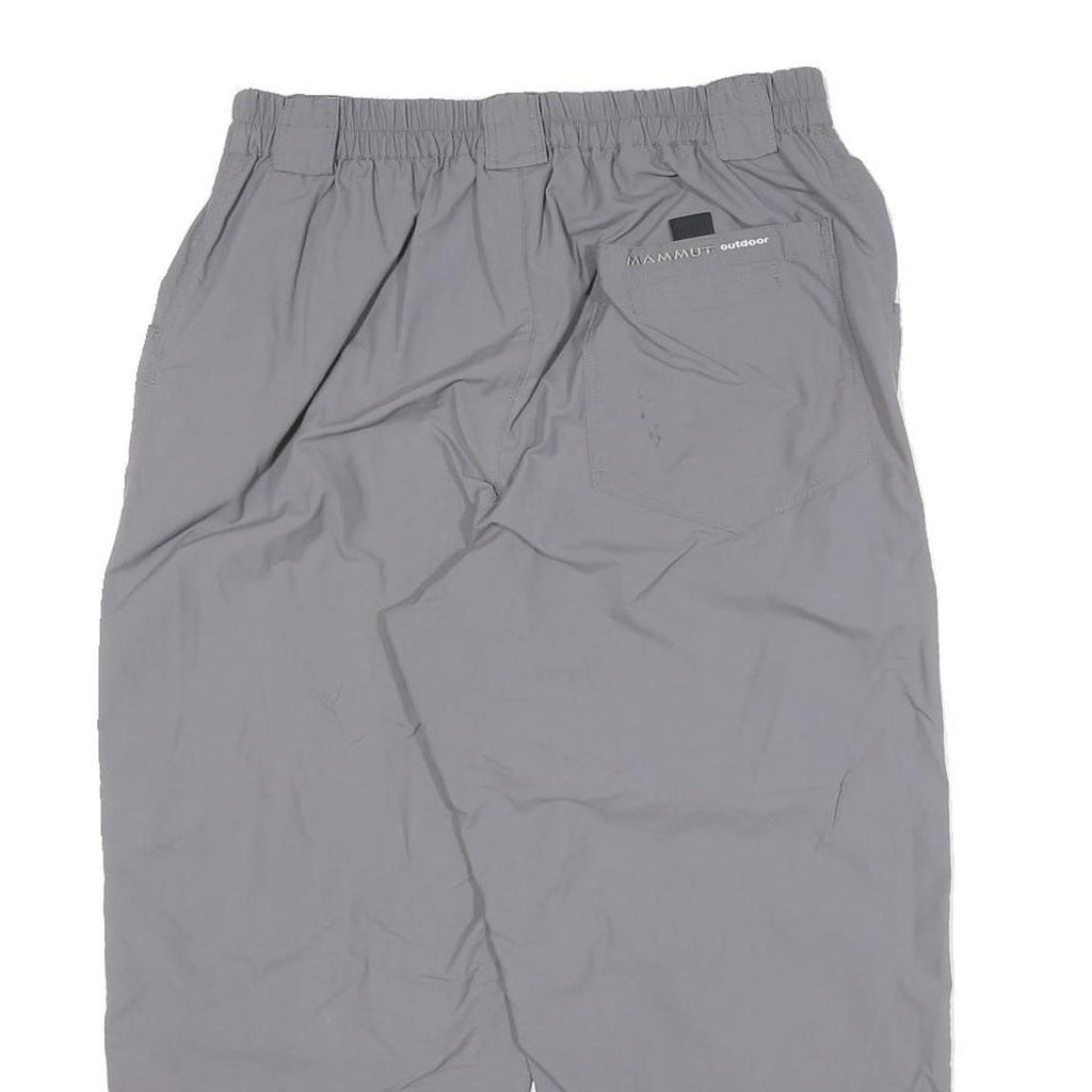 MAMMUT Mens Grey Polyester Blend Relaxed Straight Trousers W28 L22 Outdoor