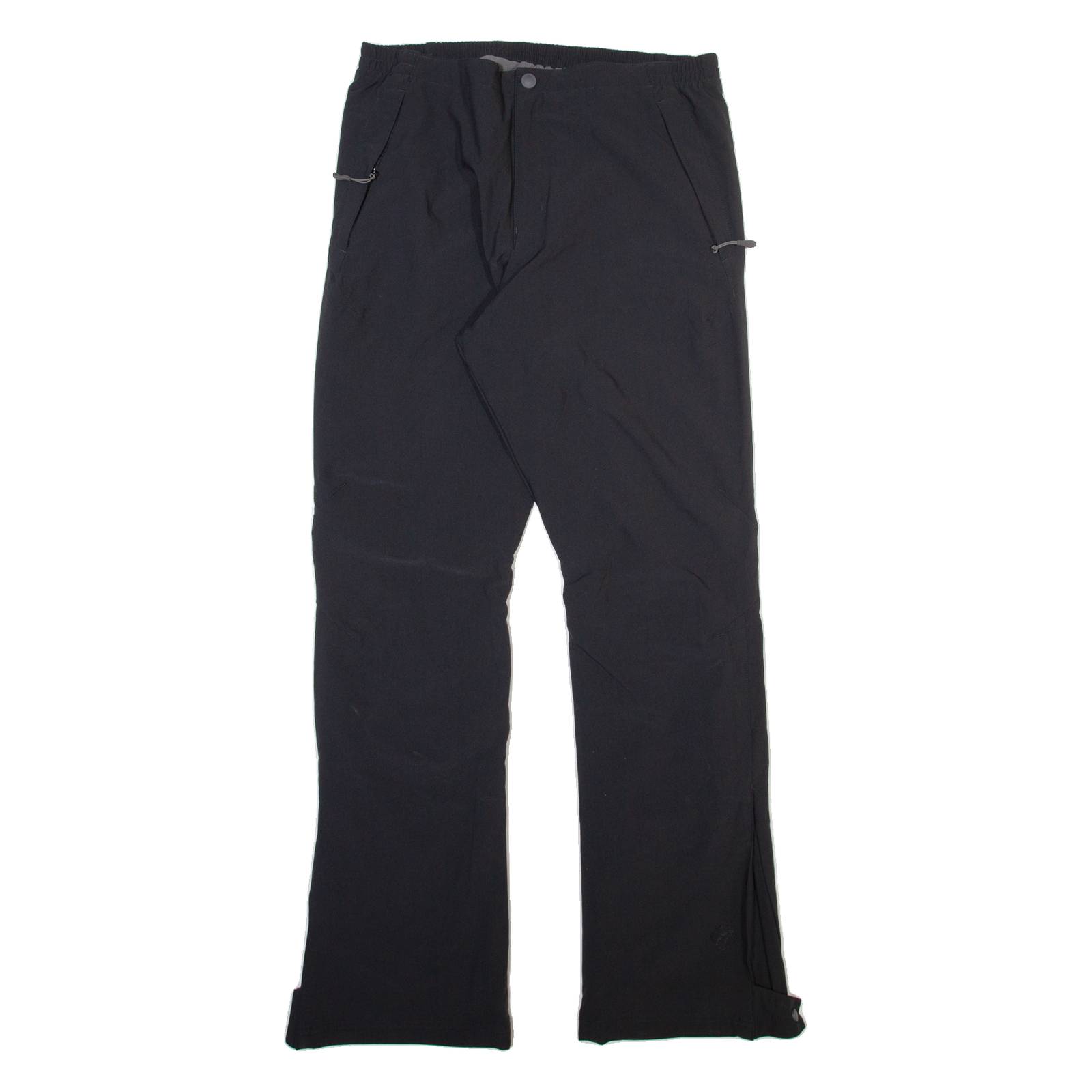 GRIZZLE Womens Trousers Black Regular Straight W31 L31