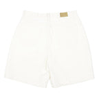 LEE Womens White Casual Shorts UK 16 W31 Cotton Blend Classic Fit