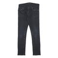 NUDIE JEANS Mens Slim Skinny Denim Dark W30 L30 Cotton Blend Zip Pockets