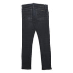 NUDIE JEANS Mens Slim Skinny Denim Dark W30 L30 Cotton Blend Zip Pockets
