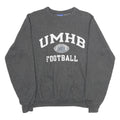 CHAMPION Mens Grey UMHB Football Crew Neck S Cotton Blend Sweatshirt Casual