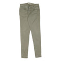 LEVI'S Womens Cotton Slim Slim Straight Beige Trousers W27 L30 Casual Stylish