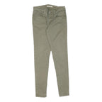 LEVI'S Womens Cotton Slim Slim Straight Beige Trousers W27 L30 Casual Stylish