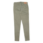 LEVI'S Womens Cotton Slim Slim Straight Beige Trousers W27 L30 Casual Stylish