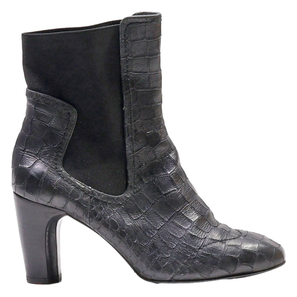 LLOYD Heeled Chelsea Boots Black Leather Womens UK 4