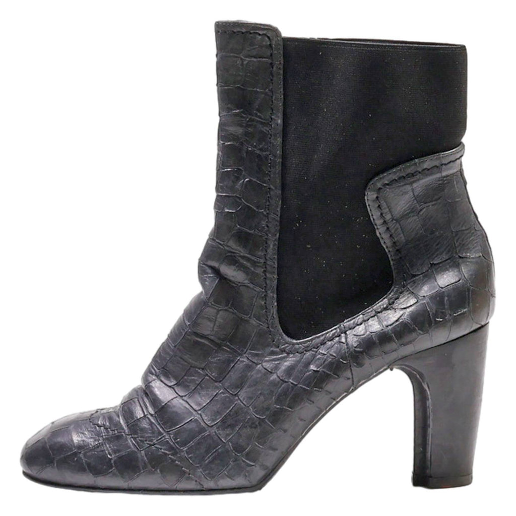 LLOYD Heeled Chelsea Boots Black Leather Womens UK 4