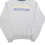 CHAMPION Mens Grey Terra Linda Wrestling Pullover Hoodie M Cotton Blend