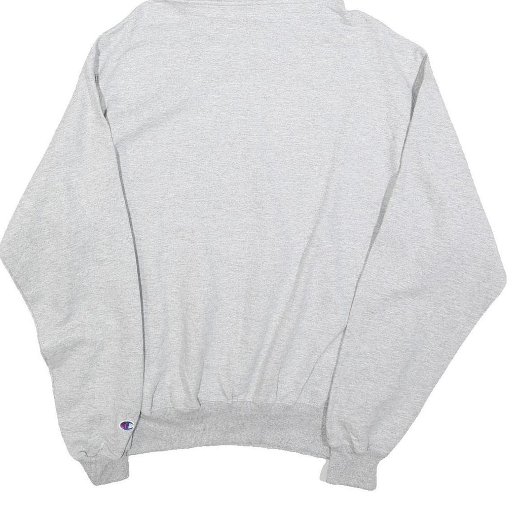 CHAMPION Mens Grey Terra Linda Wrestling Pullover Hoodie M Cotton Blend