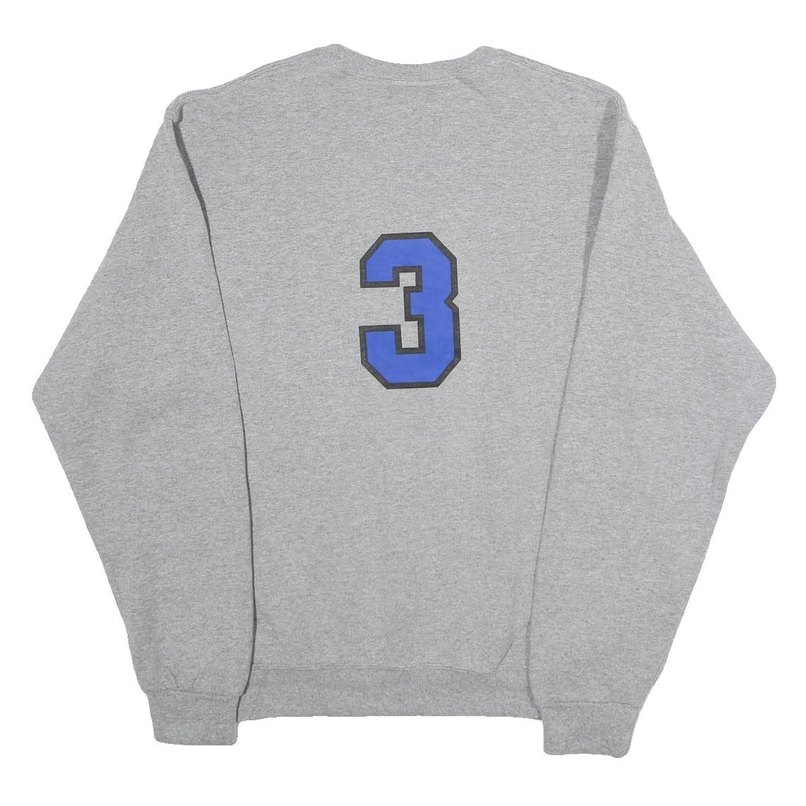 RUSSELL ATHLETIC Mens Grey Palmetto Power Crew Neck M Cotton Blend Sweatshirt