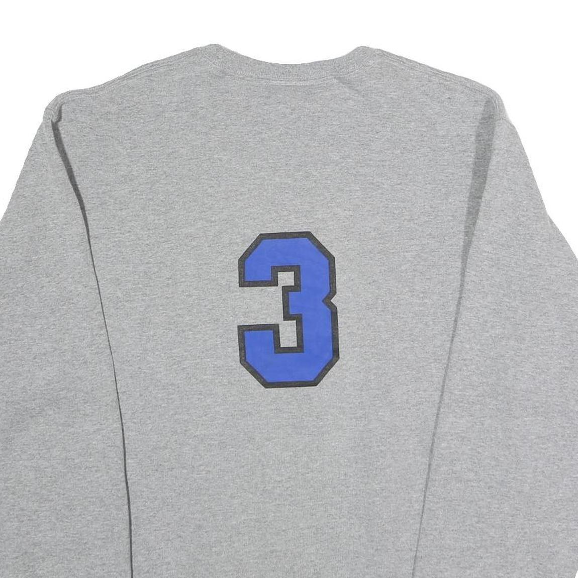 RUSSELL ATHLETIC Mens Grey Palmetto Power Crew Neck M Cotton Blend Sweatshirt