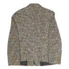 SAG HARBOUR Womens Black & Multicolour Check Blazer Jacket UK 16 Polyester Blend