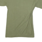 CHAMPION Mens Green Crew Neck Short Sleeve S Cotton Blend T-Shirt Logo