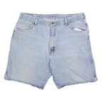 WRANGLER Mens Light Blue Denim Casual Shorts XL W38 Cotton Blend Comfortable Fit
