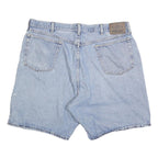 WRANGLER Mens Light Blue Denim Casual Shorts XL W38 Cotton Blend Comfortable Fit