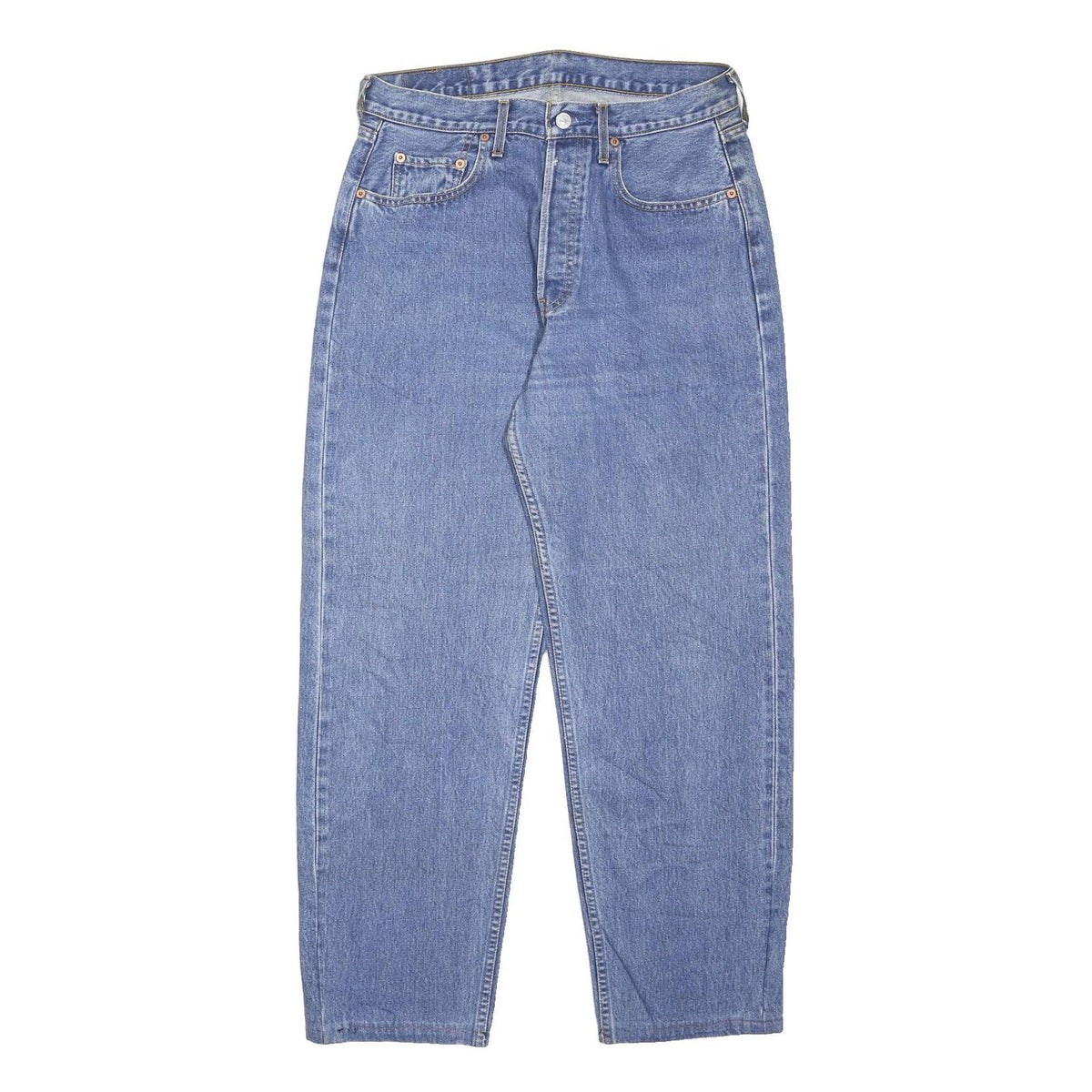 LEVI'S 518 Mens Jeans Blue Relaxed Straight Denim Medium W33 L30 Comfortable