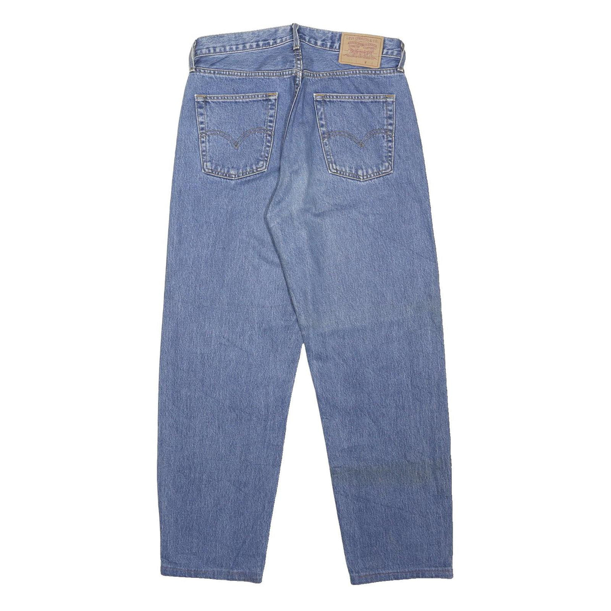 LEVI'S 518 Mens Jeans Blue Relaxed Straight Denim Medium W33 L30 Comfortable