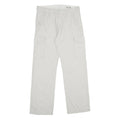 WE Mens Regular Fit Beige Cotton Trousers Cargo W32 L32 Zip Closure Casual