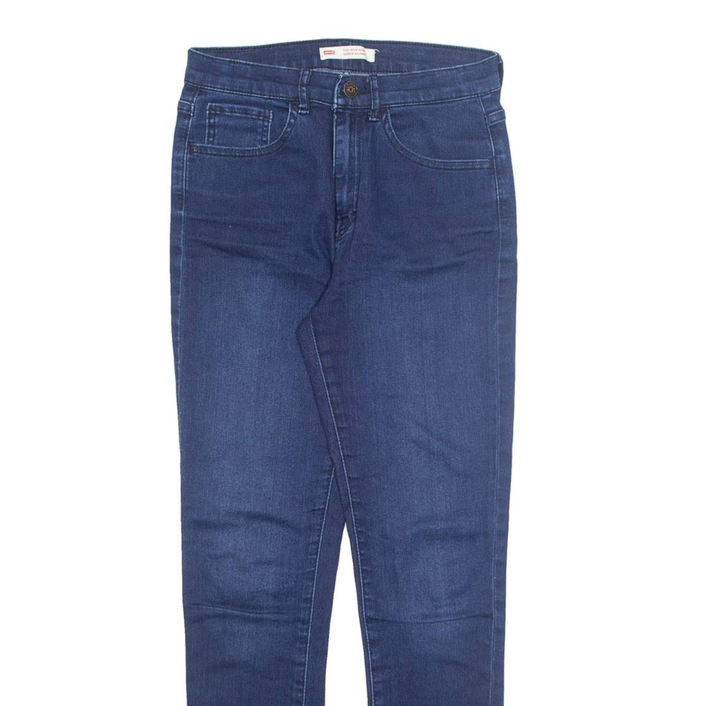 LEVI'S Womens Jeans Blue Slim Skinny Stone Wash W26 L27