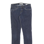 LEVI'S 711 Womens Slim Blue Denim Medium Wash Jeans W26 L28 Classic Cotton Blend