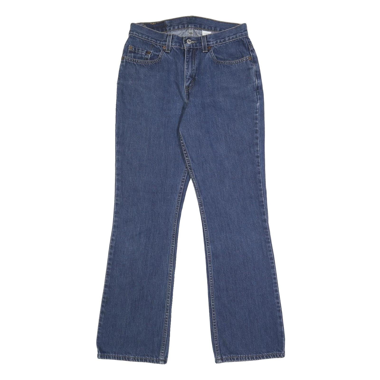 LEVI'S 515 Womens Jeans Blue Regular Bootcut Denim Medium W28 L31 Classic Fit