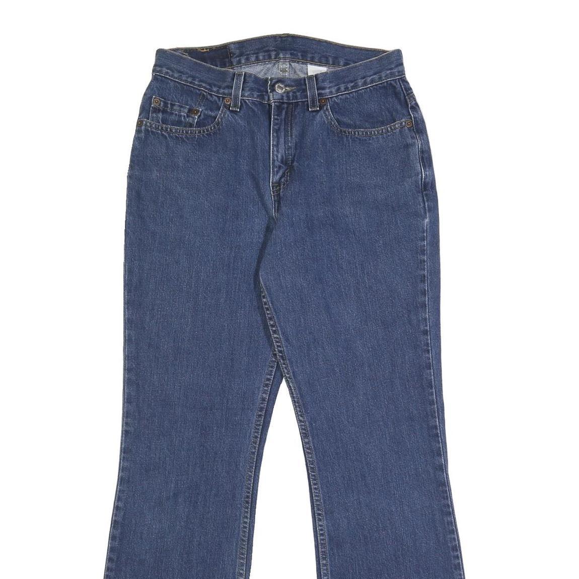 LEVI'S 515 Womens Jeans Blue Regular Bootcut Denim Medium W28 L31 Classic Fit