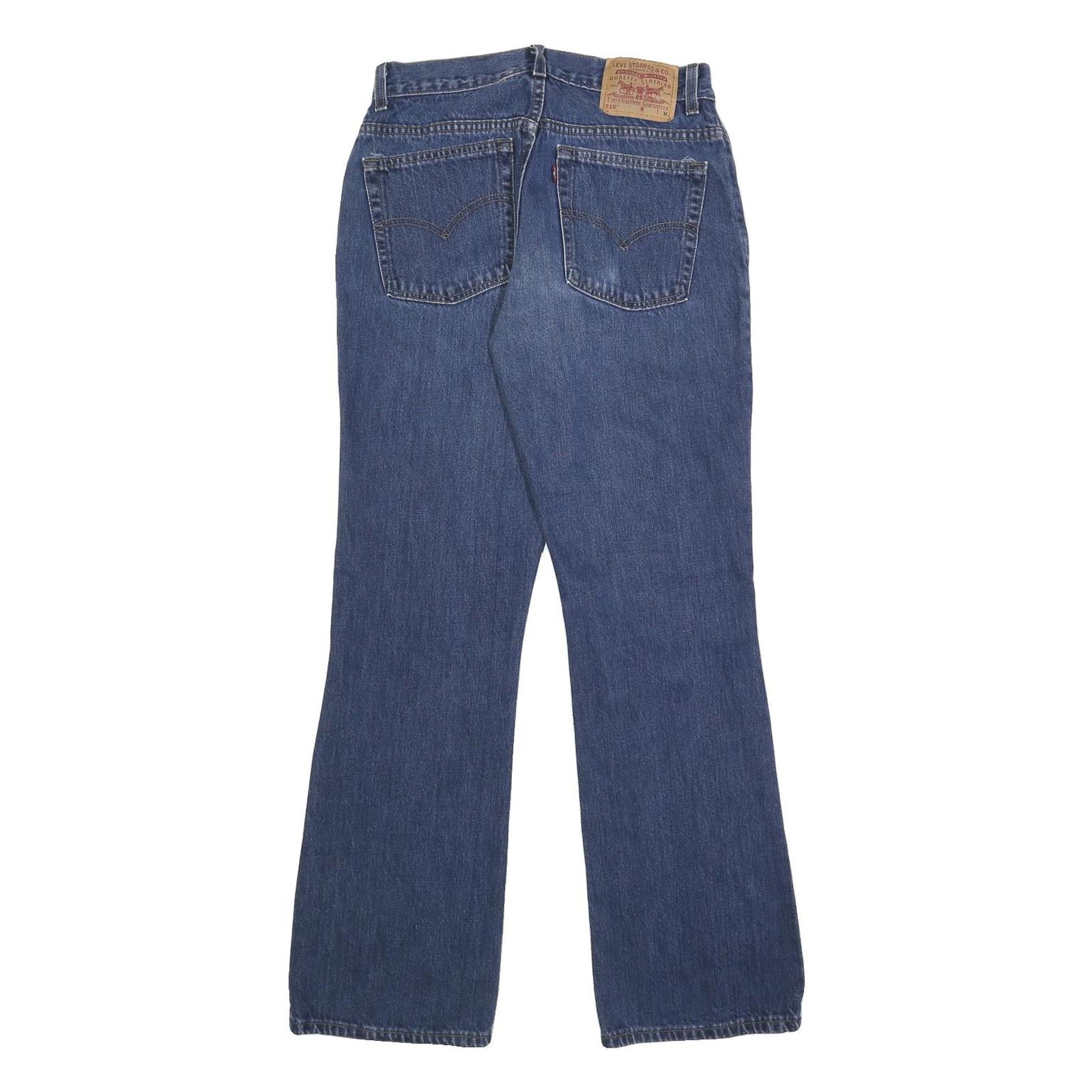 LEVI'S 515 Womens Jeans Blue Regular Bootcut Denim Medium W28 L31 Classic Fit