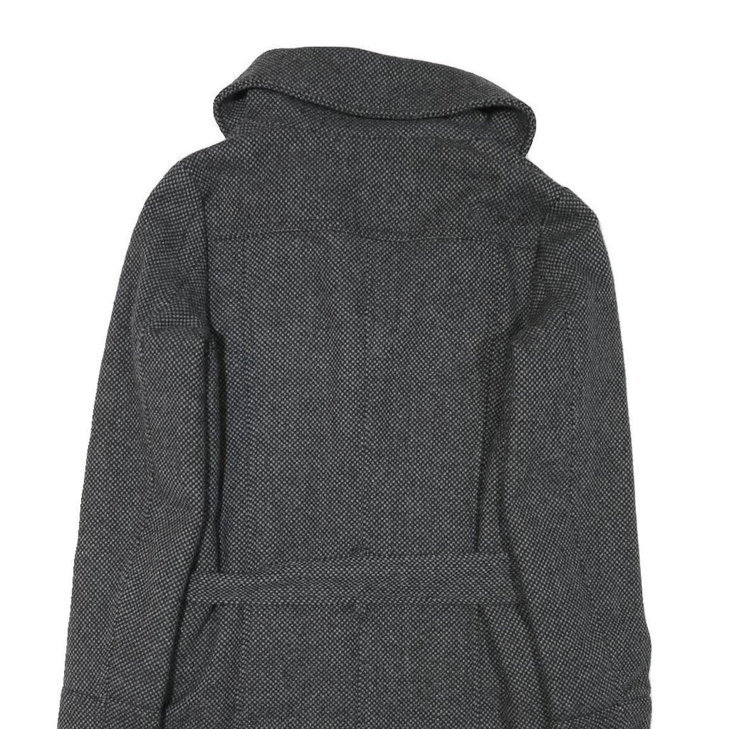 O'NEILL Womens Grey Wool Blend Button Jacket XL Tweed Classic Coat Stylish