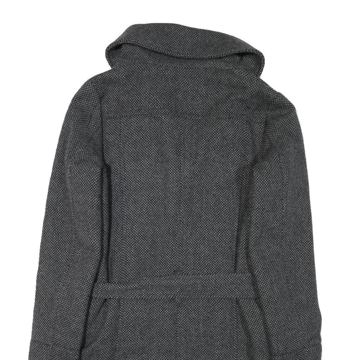 O'NEILL Womens Grey Wool Blend Button Jacket XL Tweed Classic Coat Stylish