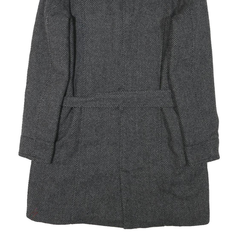 O'NEILL Womens Grey Wool Blend Button Jacket XL Tweed Classic Coat Stylish