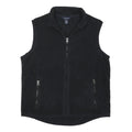 LANDSEND Womens Black Fleece Zip Jacket S Casual Outdoor Lightweight