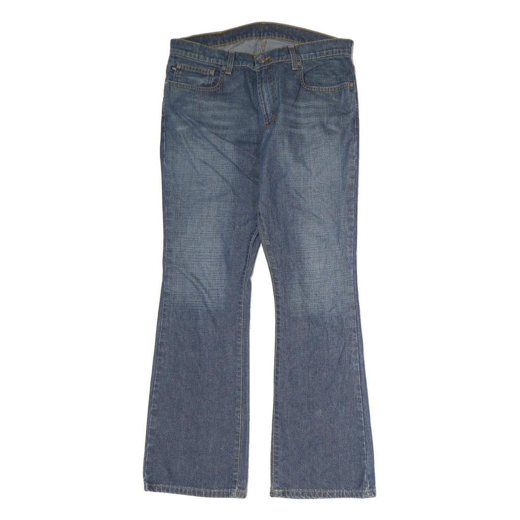 RALPH LAUREN POLO JEANS COMPANY Mens Jeans Blue Regular Flared Denim Medium W34