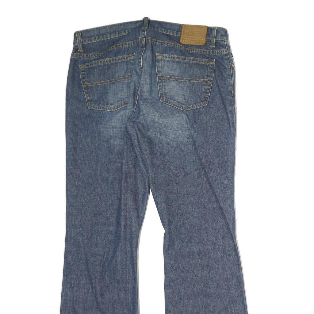 RALPH LAUREN POLO JEANS COMPANY Mens Jeans Blue Regular Flared Denim Medium W34