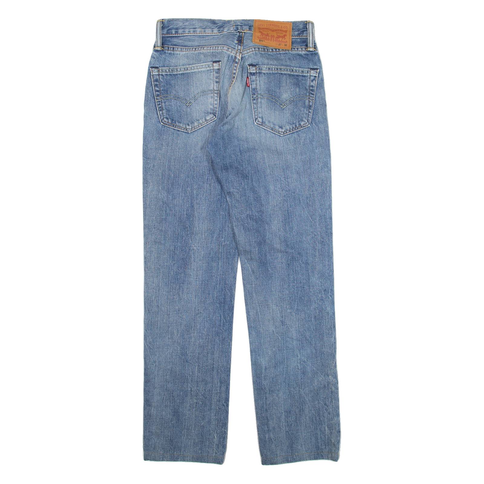 LEVI'S Altered Womens Jeans Blue Regular Straight W26 L27