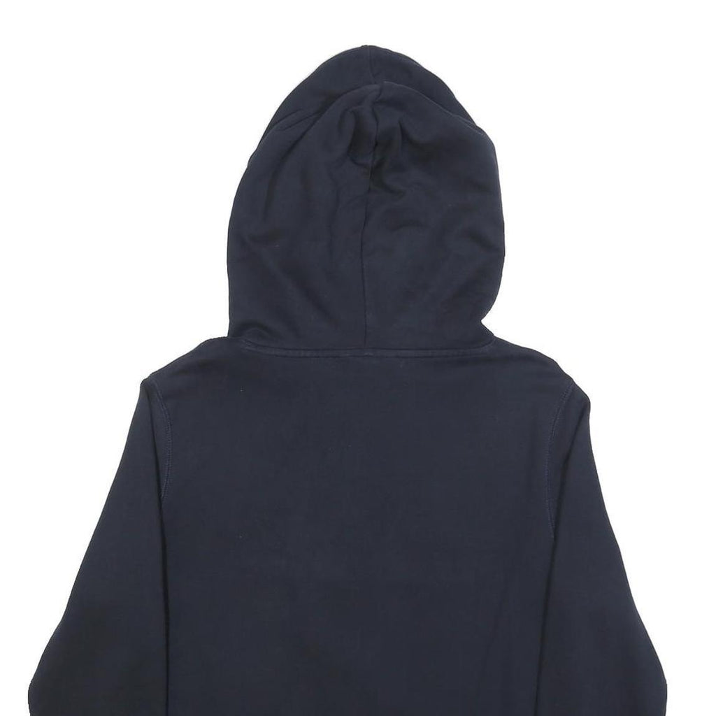 TOMMY HILFIGER Womens Navy Hoodie M Cotton Pullover Logo Est 1985
