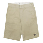 DICKIES Mens Shorts Beige Casual Relaxed Fit M W32 Workwear Utility Cotton Blend